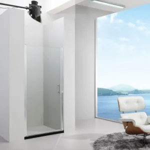 Sanitair SereneSan Douchewand Brussel Nisdeur Helder Glas 90x200cm Weekendaanbieding
