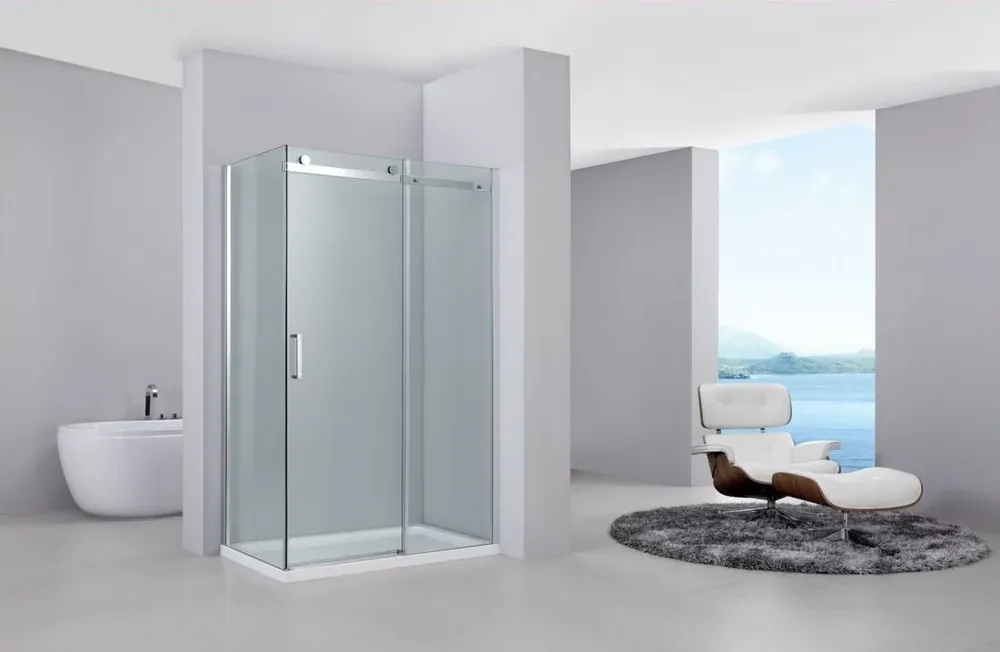 Op = Op Sanitair Sani Douchewand Ibiza Schuifdeur Helder Glas 120x200cm