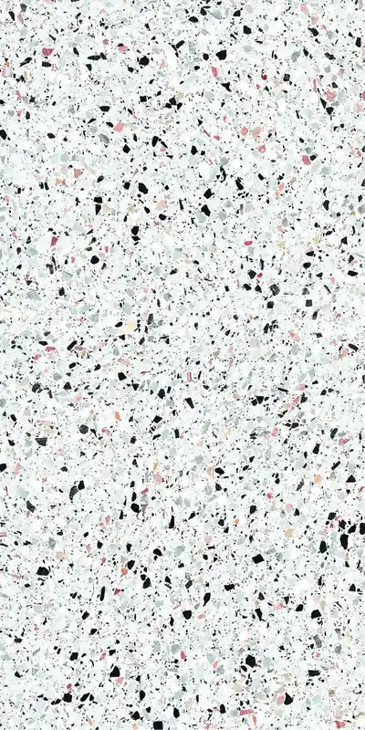 Vloertegel/Wandtegel Terre Terrazzo Medley Wit 60x120 Korting
