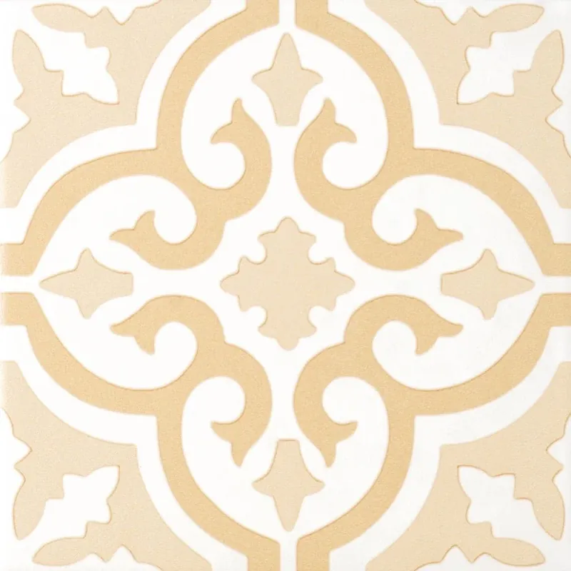 Vloertegel/Wandtegel Terre Decortegel Lamour Posh Geel 20x20 Veilige Betaling