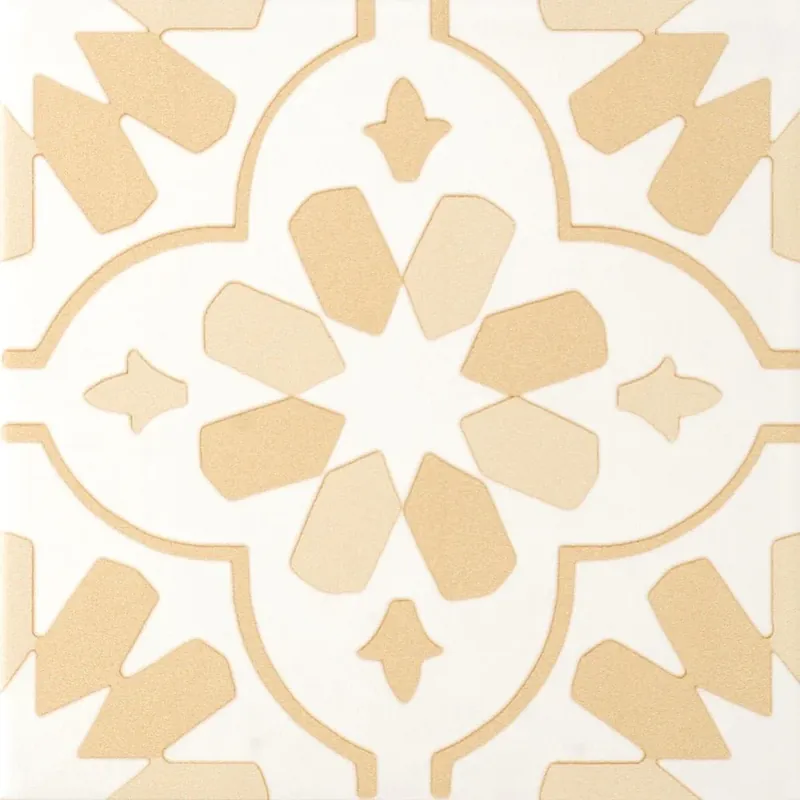 Bestseller Vloertegel/Wandtegel Terre Decortegel Lamour Airy Geel 20x20