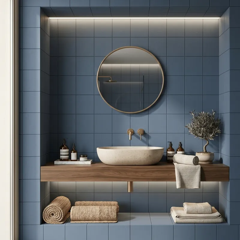 Populair Vloertegel/Wandtegel Project Cerriva Donkerblauw M1151 Mat 20x20