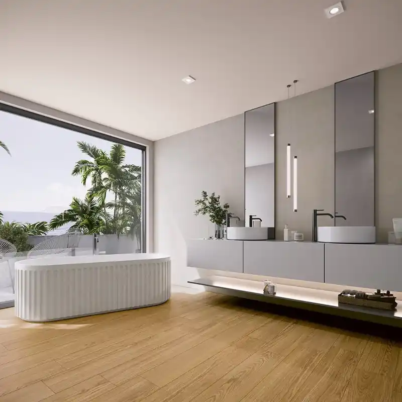 Favoriet Vloertegel Baldocer Opal Houtlook Honey Eiken R10 22x90