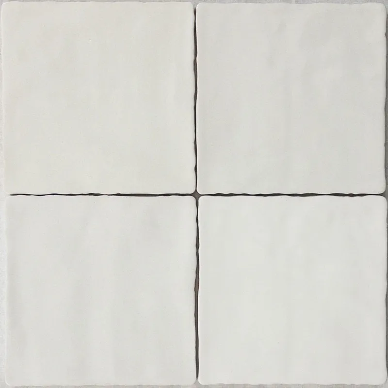 Bestseller Wandtegel Handvorm Terre WoW Blanco White Wit Glans 15x15