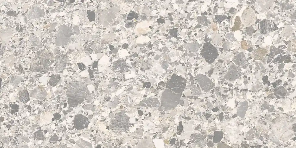 Betrouwbaar Vloertegel/Wandtegel Inlay Pearl Terrazzo Composite Grijs Lichtgrijs Mat 60x120
