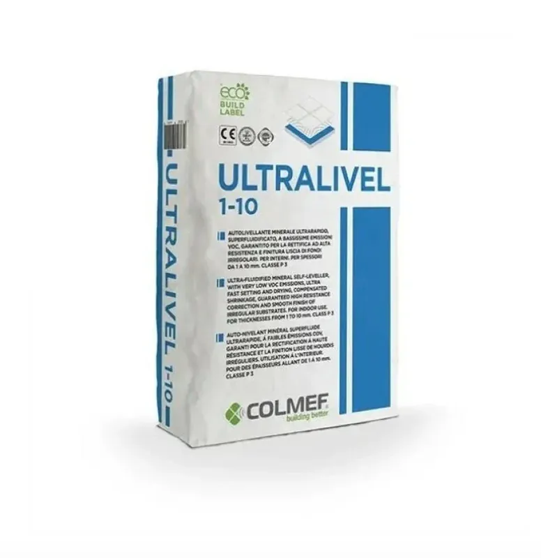 Beperkt Aanbod Colmef Ultralivel 1-10 mm 25 kg - Hoogwaardige, Zelfnivellerende Egaline