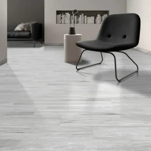 Vloertegel/Wandtegel JOS. Spark Grey Grijs Houtlook 22,5x90 Actieprijs