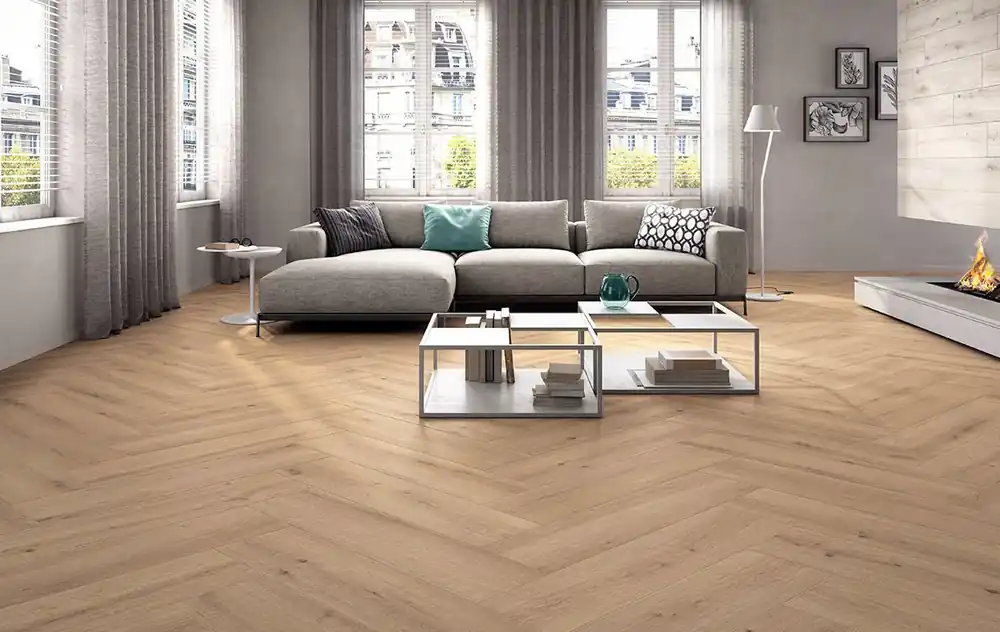 Snelle Levering Vloertegel/Wandtegel JOS Wild Miel Beige Antislip Houtlook 22,5x90