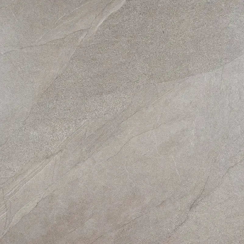 Vloertegel/Wandtegel Kerabo Indo Silver Grijs Natuursteenlook 90x90 Gereduceerde Prijs