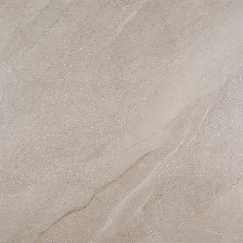 Finale Uitverkoop Vloertegel/Wandtegel Kerabo Indo Mud Taupe Beige Natuursteenlook 60x60