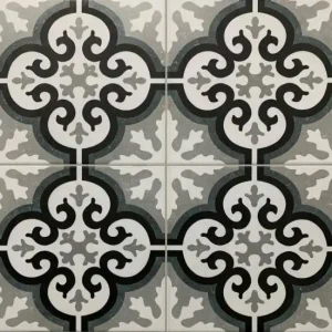 Vloertegel Cifre Cemento Decortegel Manisa Black Zwart 45x45 Voordeelprijs