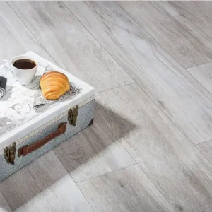 Laatste Versie Vloertegel/Wandtegel Flaviker Mattina White Bianco Wit Houtlook 20x120