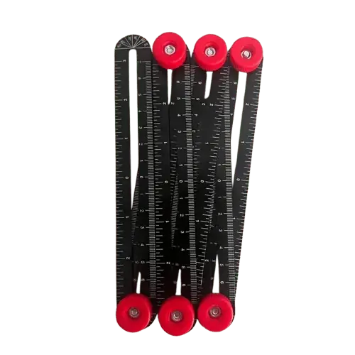 Weekendaanbieding Aluminium Meetinstrument Vouwliniaal - 6 in 1