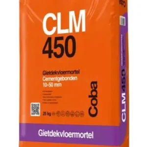Coba CLM450 Gietdekvloermortel - Cementgebonden 10-50mm 25kg Actieprijs