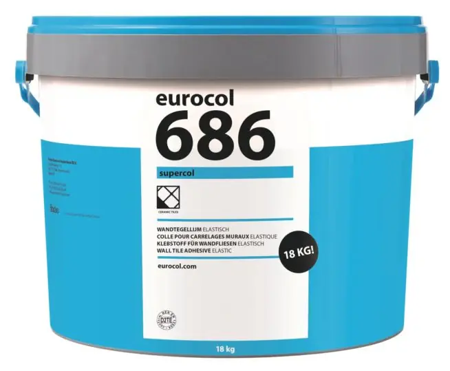Eurocol 686 SUPERCOL Elastische pastategellijm 18kg Dagaanbieding