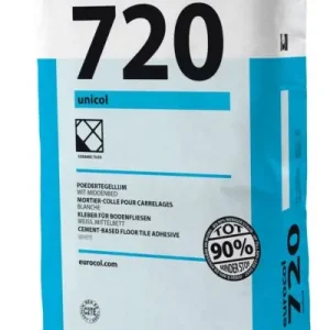Snelle Levering Eurocol 720 UNICOL Hoogwaardige middenbed tegellijm 25kg