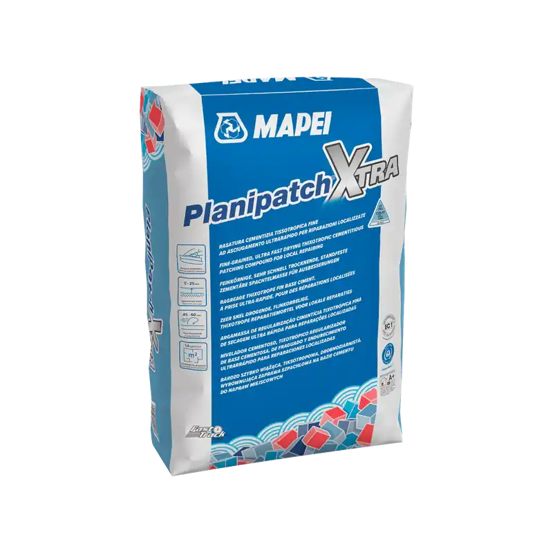 Mapei PLANIPATCH XTRA Zeer snel drogend, fijnkorrelige, standvaste reparatiemortel 25kg Koopje