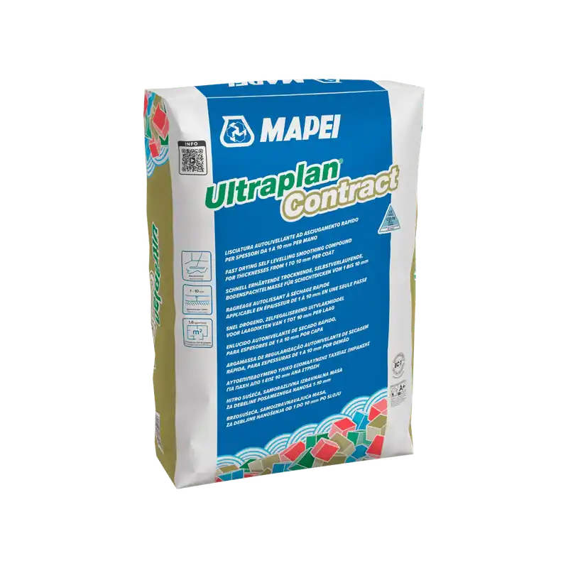 Tijdelijk Beschikbaar Mapei ULTRAPLAN CONTRACT Zelf-nivellerend, snel uithardend egalisatiemiddel 24kg