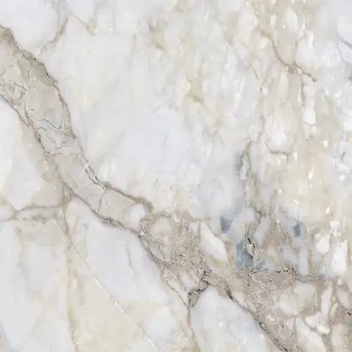 Tijdelijk Beschikbaar Vloertegel/Wandtegel Geotiles Jackson Blue Marmerlook Wit-Goud-Blauw Glans 60x120