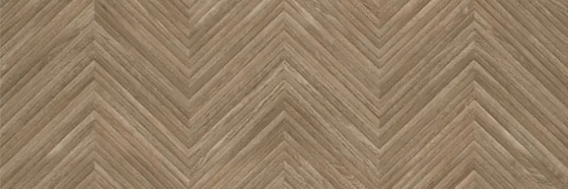 Nieuw Wandtegel Fondovalle Larchwood Zig Ipe Relieve Bruin Houtlook 30x90