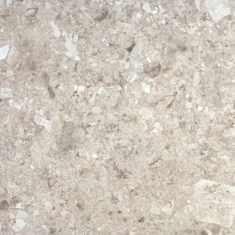 Vloertegel/Wandtegel La Platera Stone Nut Terrazzo Beige 60x60 Bestel Nu