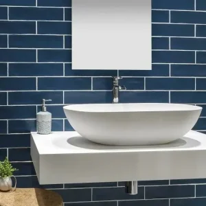 Wandtegel Equipe Cerámica Colonial Blauw Mat 7,5x30 Nieuw