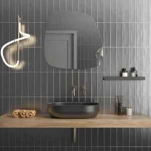 Exclusieve Aanbieding Wandtegel Marrazzi Aur Silver Zilver Mat 7,5x30