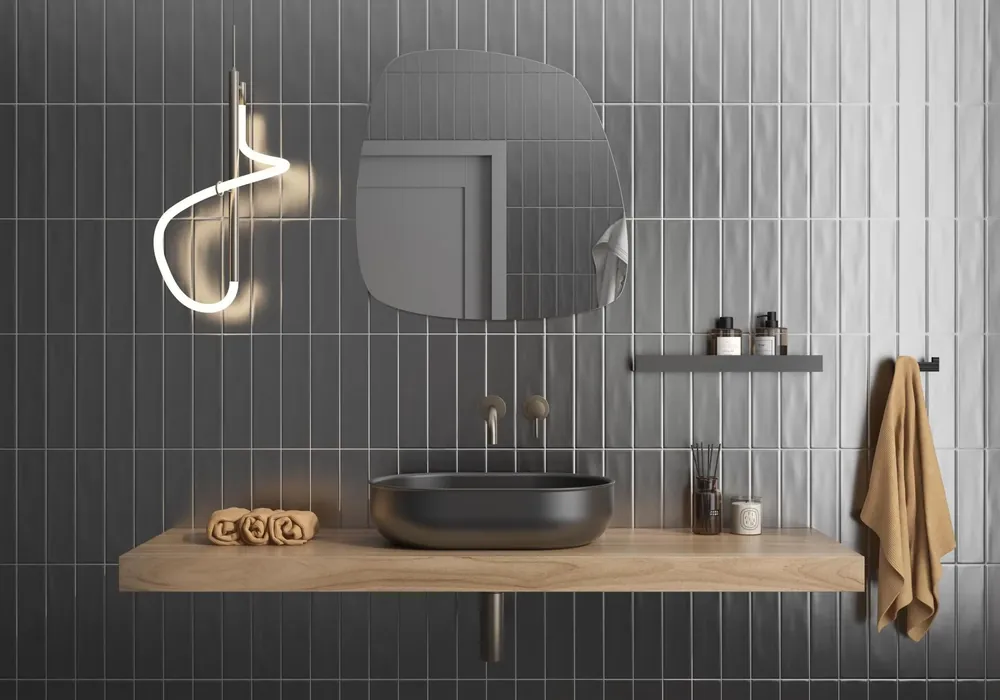 Exclusieve Aanbieding Wandtegel Marrazzi Aur Silver Zilver Mat 7,5x30