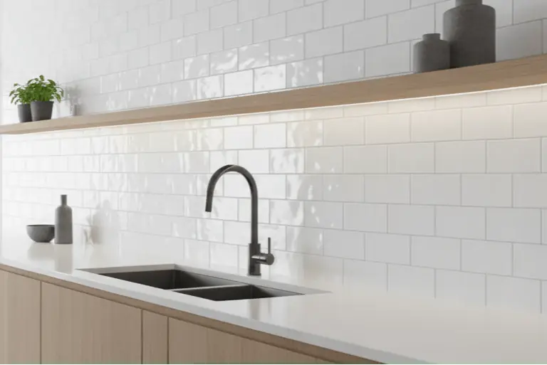 Seizoensaanbieding Wandtegel Villeroy Ele Bianco Wit Glans 7,5x30