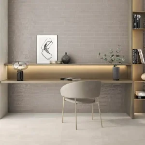 Lage Kosten Wandtegel Sottocer Gra Taupe Glans 7,5x30