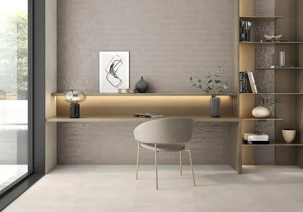Lage Kosten Wandtegel Sottocer Gra Taupe Glans 7,5x30