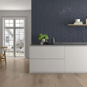 Wandtegel Valence May Navi Donkerblauw Glans 6,5x20 Express Levering