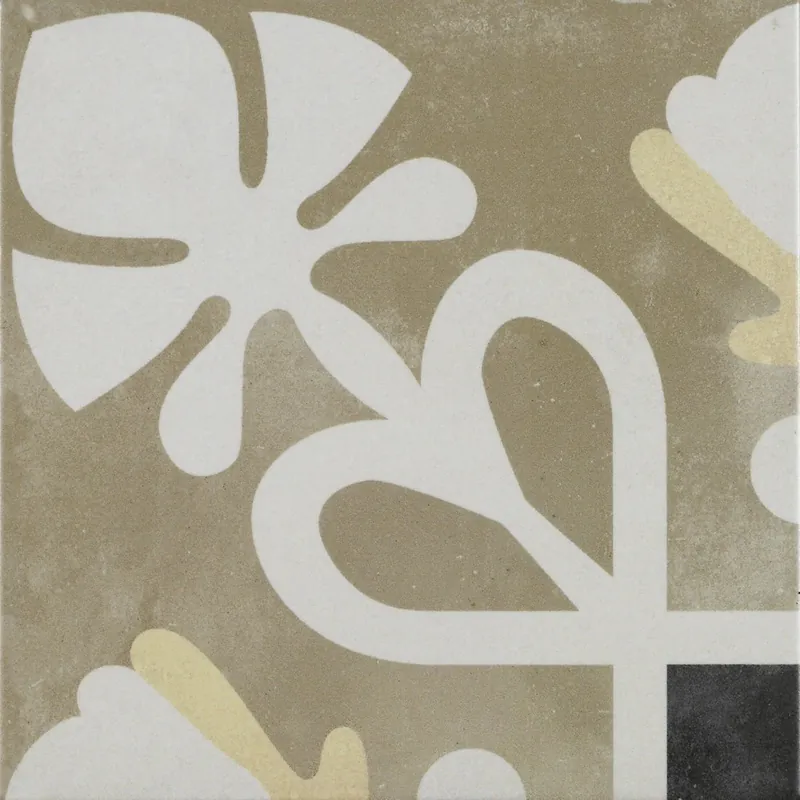 Vloertegel/Wandtegel Terre Agostino Portugese Decor Renoir Beige 22,3x22,3 Gereduceerde Prijs