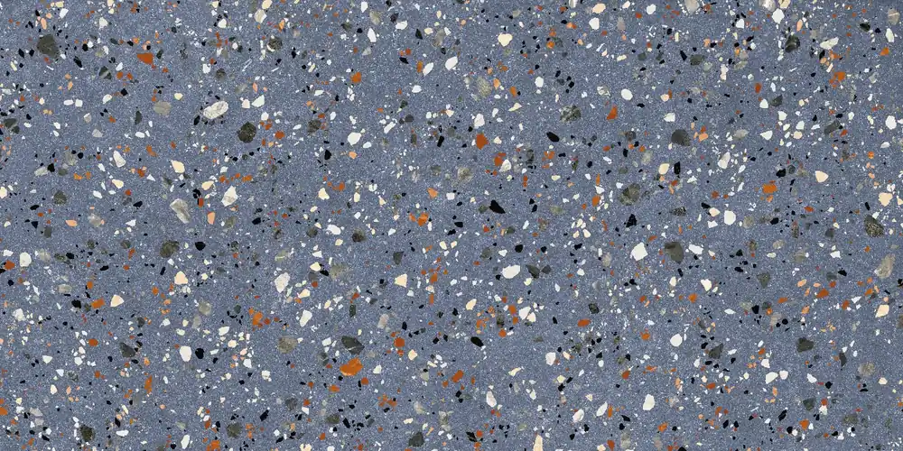 Nieuw Vloertegel/Wandtegel Arcana Go Terrazzo Kleur Blu Blauw 60x120