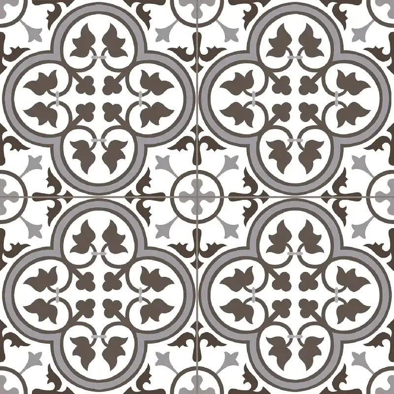 Exclusieve Aanbieding Vloertegel/Wandtegel Terre Agostino Hampton Decor Grijs Wit Portugees 45x45