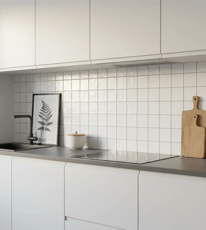 Wandtegel Revoir Balance Handvorm Blanco Wit Glans 10x10 Snelle Levering