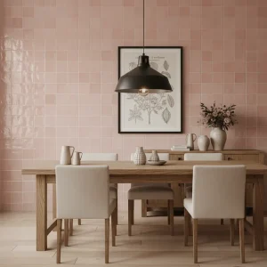 Betrouwbaar Wandtegel Revoir Balance Handvorm Rosa Roze Glans 10x10