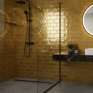 Alleen Vandaag Wandtegel Equipe Trendy Handvorm Gold Goud Glans 6,5x13