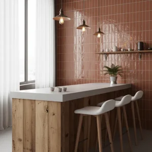 Wandtegel Ragno Gamma Oranje Canyon Glans 5x15 Exclusieve Aanbieding