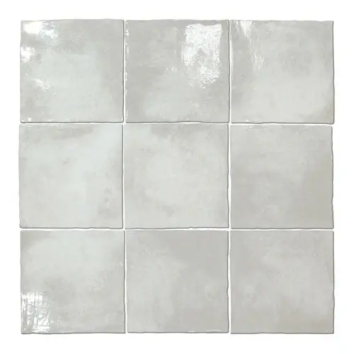 Nu Kopen Wandtegel Agostino Brume Handvorm Lichtgrijs Glans 13x13