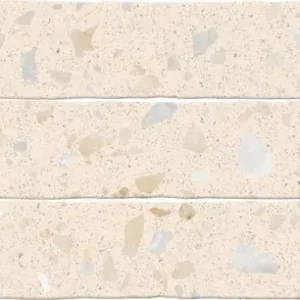 Koop Vandaag Wandtegel Terre Agostino Ducal Handvorm Terrazzo Hueso Beige Glans 5x25