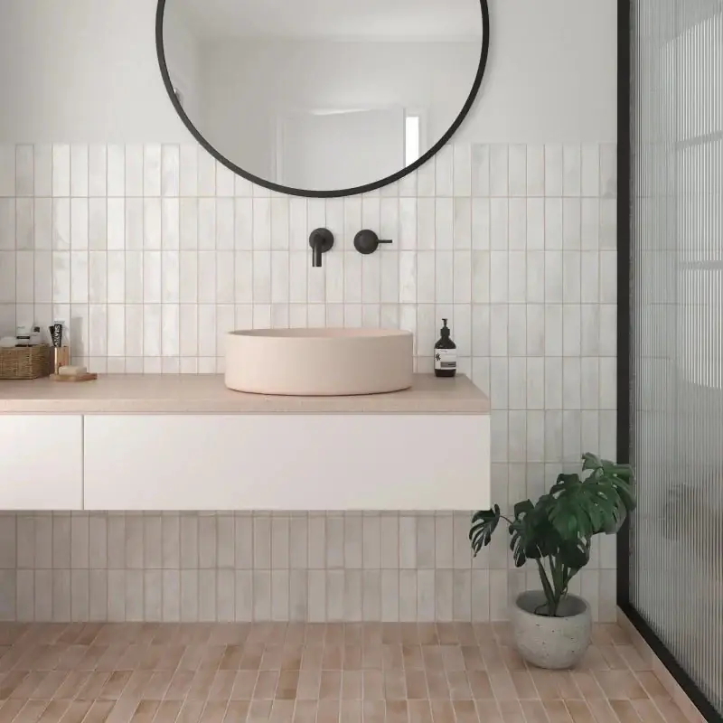 Beperkte Voorraad Wandtegel Equipe Ceramica Coco White Wit Glans 5x15