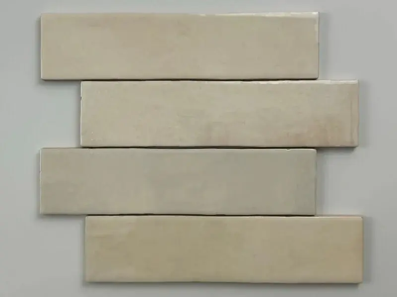 Goedkoop Wandtegel Equipe Ceramica EX Trendy Beige Handvorm Glans 6x24,6