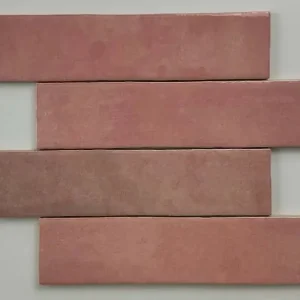 Flitsaanbieding Wandtegel Equipe Ceramica EX Trendy Roze Handvorm Glans 6x24,6