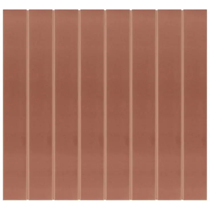 Favoriet Wandtegel Cifre HOPP Langwerpig Handvorm Terra Rood Mat 5x40