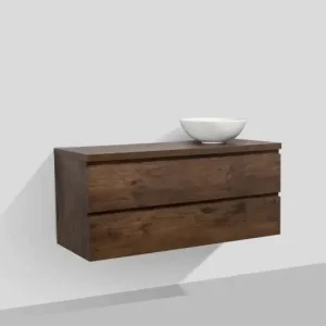 Laatste Kans Sanitair Boch Topblad Mat Donker Eiken 120cm