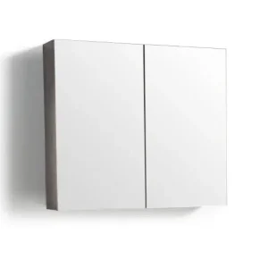 Tijdelijk Beschikbaar Sanitair Boch Spiegelkast Mat Donker Eiken 80x70x16cm