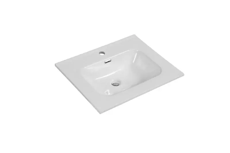 Beste Prijs Sanitair Boch Keramische Wastafel Wit 60,5x48x17,5 Met Kraangat