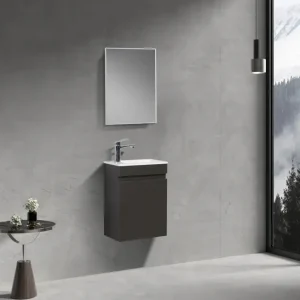 Sanitair Boch Fonteinkast Grijs Mat 52x39,5x22cm Lage Prijs