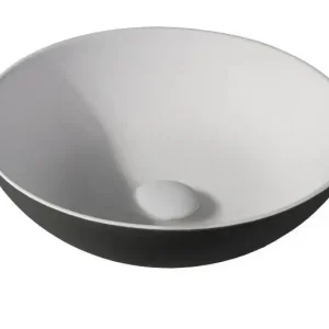 Sanitair Sani Waskom Solid Surface Antraciet Mat 38,5x38,5x13,8cm EXT Alleen Vandaag